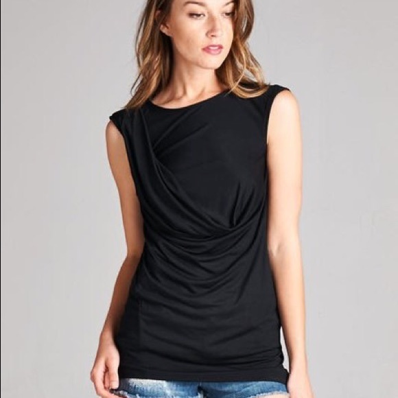 Vanilla Bay Tops - BLOW OUT SALE--Draped Top NWT